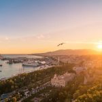 The sunset from Gibralfaro Castle